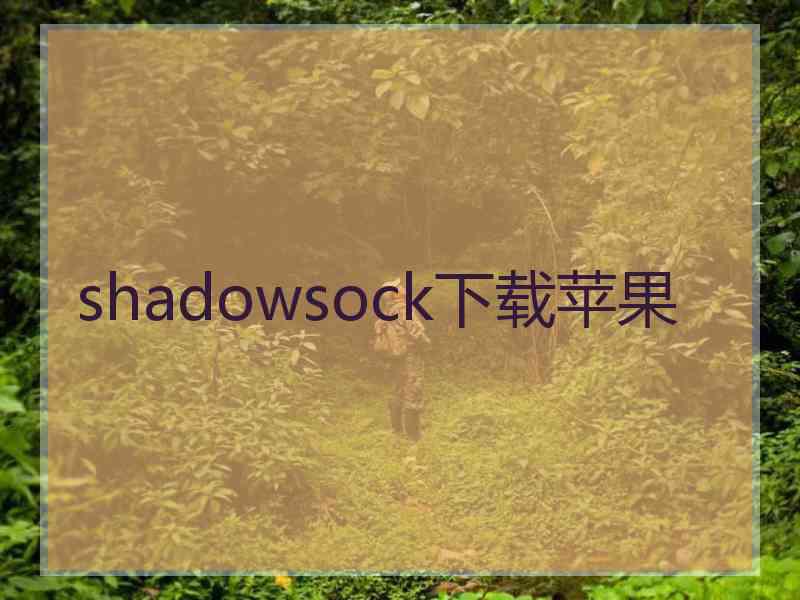 shadowsock下载苹果